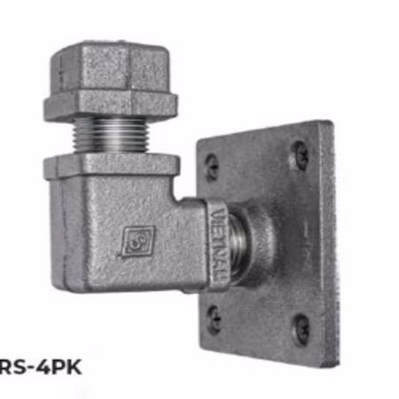 Stz STZ Industries 1/2 in. FIP each X 1/2 in. D FIP Black Malleable Iron Pipe Hook 36612SQSGLHOOK